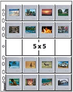 Diaslomme Pro 5X5/20 2,3mm - 25 stk. til Dias i Ramme | Ingen Returret ved Brudt Emballage | HAMA Diaslomme Pro 5X5/20 2,3mm 25 stk. til Dias i ramme