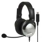 KOSS Multimedia Headset SB45 Sort/Sølv USB Mic – Ideel til PC & Gaming Multimedia Headset SB45 Sort/Sølv USB Mic