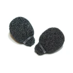 RYCOTE Lavalier Foams Black - Optimal Vindbeskyttelse til Mikrofoner RYCOTE Lavalier Foams Black