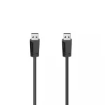 Køb Hama USB 2.0 A-A Kabel Sort 1.5m Online | Hurtig Levering Kabel USB A-A Sort 1.5m