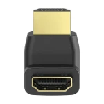 Adapter Hdmi 90 Grader Guld Sort Adapter Hdmi 90 Grader Guld Sort