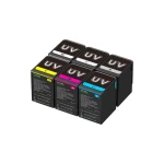 xTool Selected UV Ink CMYK Hard White Gloss Coat 6 x 125 ml xTool Selected UV Ink CMYK Hard White Gloss Coat 6 x 125 ml