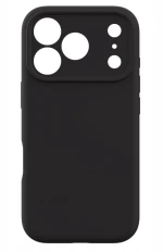 iPhone 17 Pro Back Case Silicon Cover - Sort