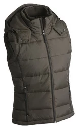 Buy James Nicholson Men's Padded Vest - Quilted, Removable Hood, Multiple Pockets JAMES NICHOLSON MEN'S PADDED VEST