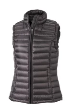 Dame Dunvest - Vind- og Vandafvisende Quilted Vest fra James Nicholson JAMES NICHOLSON LADIES' QUILTED DOWN VEST