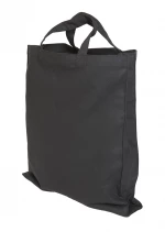 Canvas Tote Bag with Short Handles - 100% Cotton, 6cm Side/Bottom, 260 g/m² MULEPOSE MED KORTE STROPPER