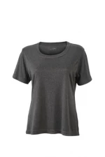 JAMES & NICHOLSON Dame Aktiv T-shirt - Sport & Fritid, Åndbar, Hurtigtørrende JAMES & NICHOLSON LADIES' ACTIVE-T