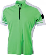"JAMES & NICOLSON MEN'S BIKE-T HALF ZIP - Breathable Cycling Jersey with Zip Pocket" JAMES & NICOLSON MEN'S BIKE-T HALF ZIP