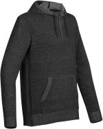 MEN'S LODEN HÆTTEBLUSE I BOMULD MED LYNÅSNING OG KÆNGURULOMMER MEN'S LODEN L/S HOODY