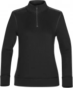 Women's Hanford Mock Neck Top - Stylish 1/4-Zip Cotton Sweater WOMEN'S HANFORD MOCK NECK TOP