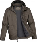 MEN'S OUTBACK WAXED TWILL JAKKE - Holdbar og Vandafvisende Med Justerbar Hætte MEN'S OUTBACK WAXED TWILL JACKET