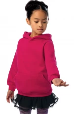 "Børn Hættesweatshirt uden Snøre - PST 3-tråd, 80% Bomuld" B&C HOODED / KIDS