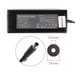HP Compaq 135W 19V 7.1A str&oslash;mforsyning med 7.4mm x 5.0 mm, with central pin inside Pin in Tip - Kompatibel