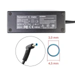 HP 135W Kompatibel Strømforsyning - Hurtig Levering og Prisgaranti HP 135W 19,5V ~ 6,9A , 4,5mm x 3,0mm - Kompatibel