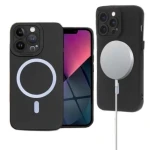 iPhone 12 Pro Cover Silicone MAGSAFE - Sort iPhone 12 Pro Cover Silicone MAGSAFE - Sort