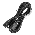 3-pin "Apparat-stik" 220V  - forlænger  3-pin "Apparat-stik" 220V  - forlænger