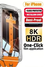 Sk&aelig;rmbeskyttelse til iPhone 14 - 6,1" easy installation