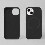 iPhone 15 Magsafe Case Silicone Thin - Sort iPhone 15 Magsafe Case Silicone Thin - Sort
