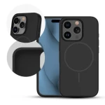 iPhone 14 Magsafe silicon back cover  - sort iPhone 14 Magsafe silicon back cover  - sort