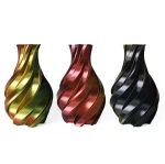 Guld, Rød og Sort - 3DE Premium Silk PLA - 1.75mm | Højkvalitets 3D Print Filament Gold, Red and Black - 3DE Premium - Silky PLA - 1.75mm