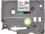 Brother original TZe231 tape – sort på hvid, 12 mm bred