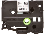 Brother original TZe-S261 tape &ndash; sort p&aring; hvid, ekstra st&aelig;rkt kl&aelig;bende, 36 mm bred