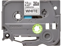 Brother original TZe231 tape – sort på hvid, 12 mm bred