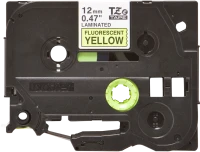 Brother original TZeC31 tape – neongul, 12 mm bred