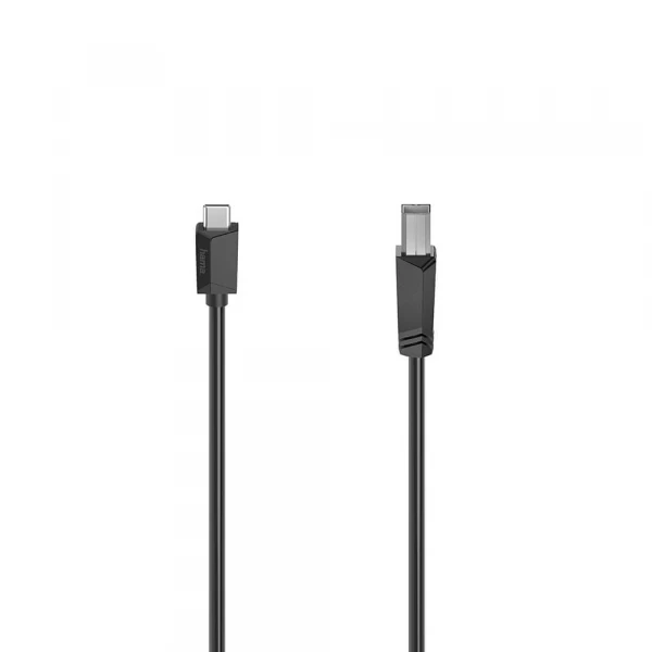 Kabel USB-C til USB-B 480 Mbps 1,5m - Højhastigheds Dataoverførsel med Kvalitet Kabel USB-C til USB-B 480 Mbps 1.5m Sort