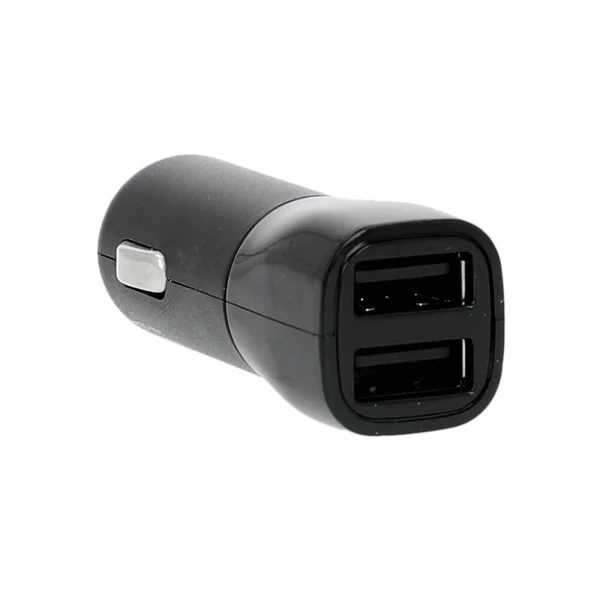 Lader 12/24V 2xUSB-A 3,4A Sort Lader 12/24V 2xUSB-A 3,4A Sort