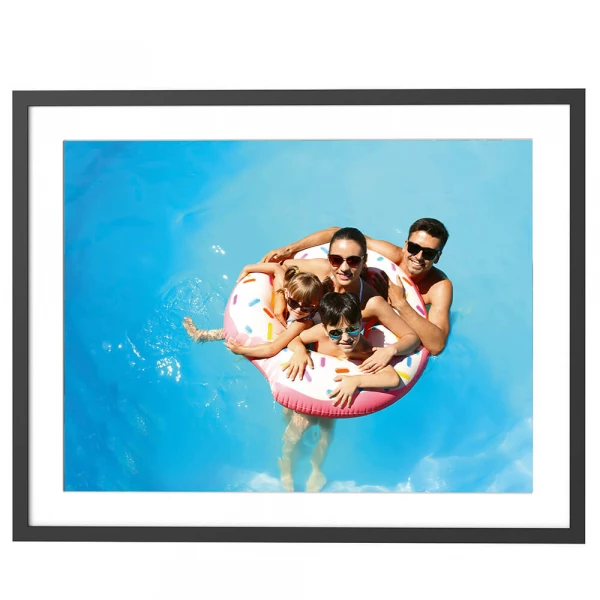 Digital Fotoramme 17" WiFi Frameo Sort Digital Fotoramme 17" WiFi Frameo Sort