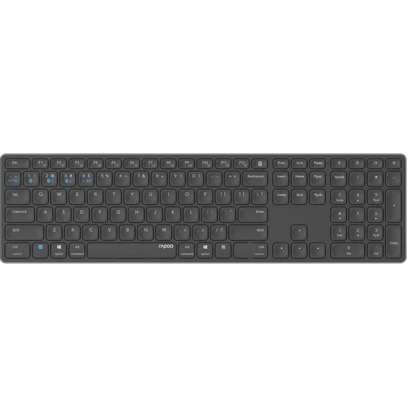 Tastatur E9800M Multi-Mode Trådløst Mørkegrå Tastatur E9800M Multi-Mode Trådløst Mørkegrå