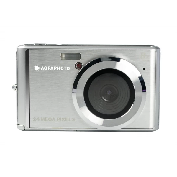 AGFAPHOTO Digitalkamera DC5500cmOS 8x 24MP Sølv - Fantastiske billeder med 24MP og 8x zoom Digitalkamera DC5500cmOS 8x 24MP Sølv