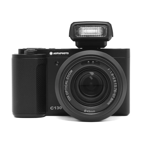Digitalt Kamera Realishot C130 CMOS 10x 24MP Sort Digitalt Kamera Realishot C130 CMOS 10x 24MP Sort