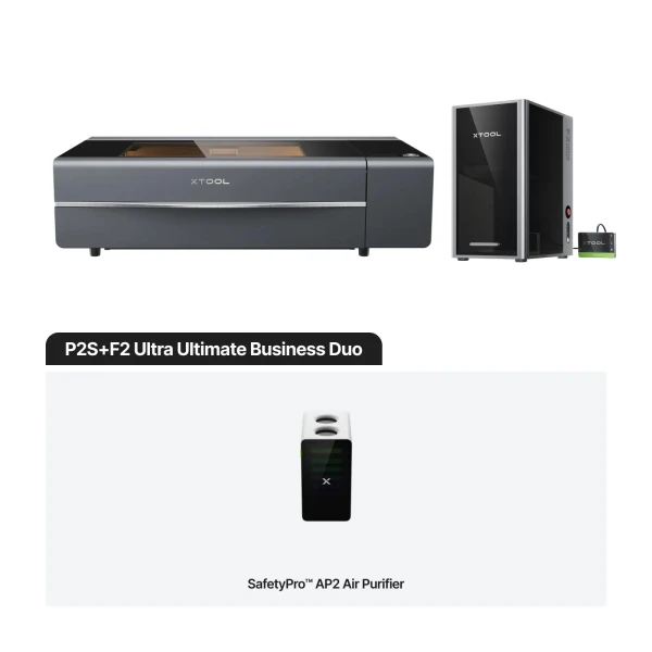 P2S med xTool F2 Ultra Dual Ultimate Business Duo P2S med xTool F2 Ultra Dual Ultimate Business Duo