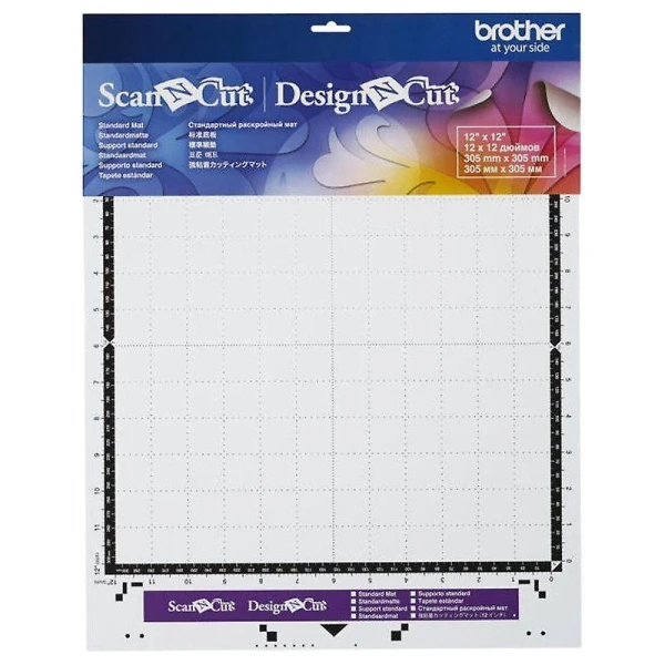 Brother ScanNCut Standardmåtte 30,5 x 30,5 cm – Skæreplade til præcis skæring Brother ScanNCut Standardmåtte (30,5 cm x 30,5 cm)