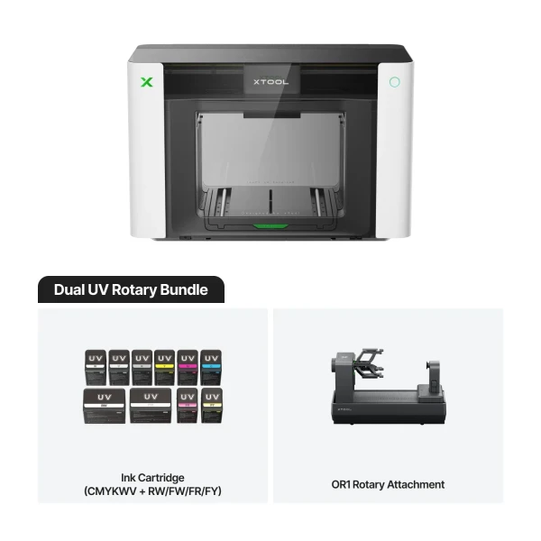 xTool O1 Omni Printer Dual UV Rotary Bundle xTool O1 Omni Printer Dual UV Rotary Bundle
