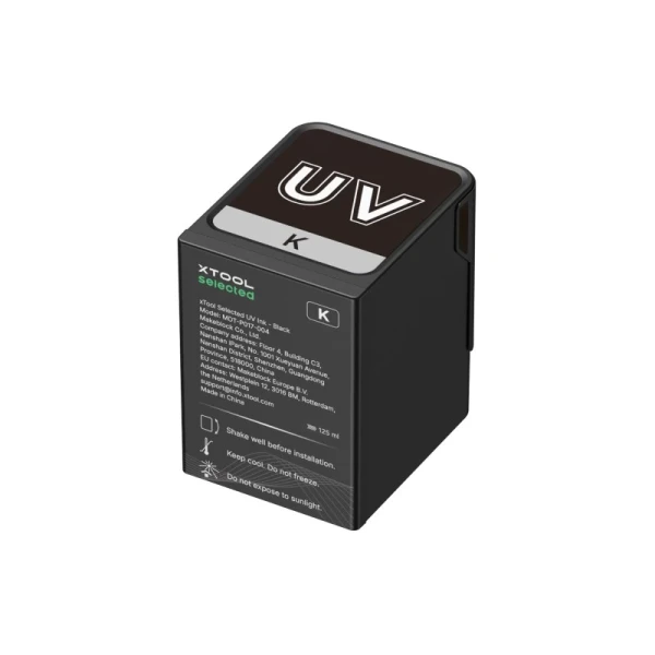 xTool Selected UV Ink Black 125 ml xTool Selected UV Ink Black 125 ml