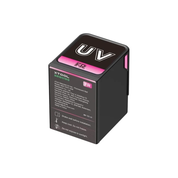 xTool Selected UV Ink Fluorescent Red 125 ml xTool Selected UV Ink Fluorescent Red 125 ml