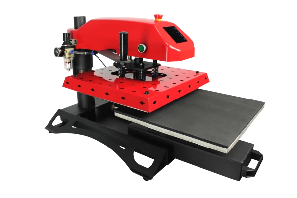 NYHED: Varmepresser PRO Pneumatic 38x38 cm – Professionel varmepresse med trykluft NYHED-NYHED Varmepresser PRO- Pneumatic 38 x 38 cm