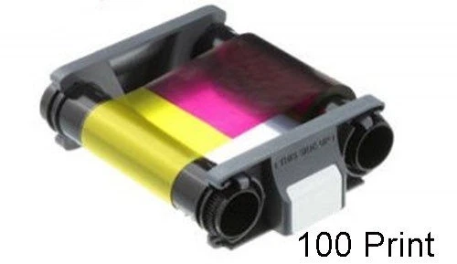 Evolis Badgy 200 YMCKO Farvebånd til 100 Print - Ny Model Evolis badgy 200 YMCKO farvebånd til 100 print. (ny model)