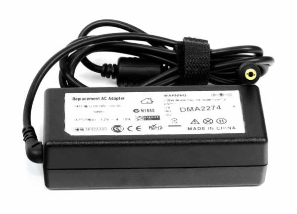 LCD Monitor 50W 12V 4.16A strømforsyning med 5.5mm x 2.5mm stik - Kompatibel