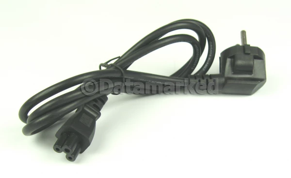 3-pin "Mickey Mouse" 220V strømkabel - 80 cm. langt 3-pin "Mickey Mouse" 220V strømkabel - 80 cm. langt
