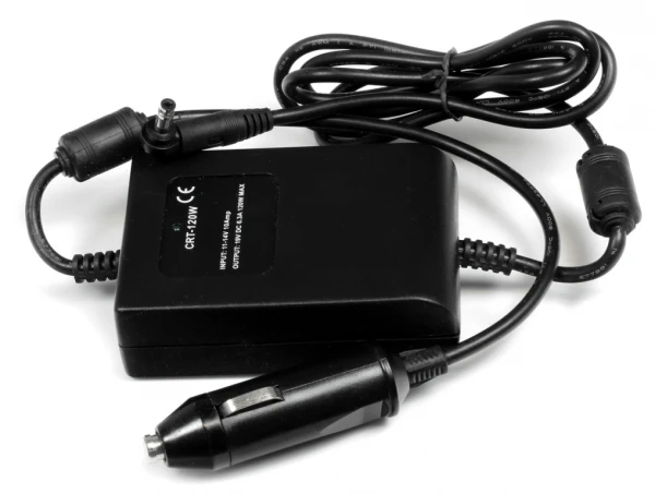 HP Compaq 120W 18.5V 6.5A Bil strømforsyning til 12 volt cigaretstik