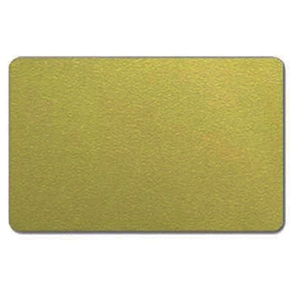 Plastikkort Guld Mat 0.76 mm – Eksklusive og Holdbare ID- og Medlemskort Plastikkort guld Mat 0.76 mm