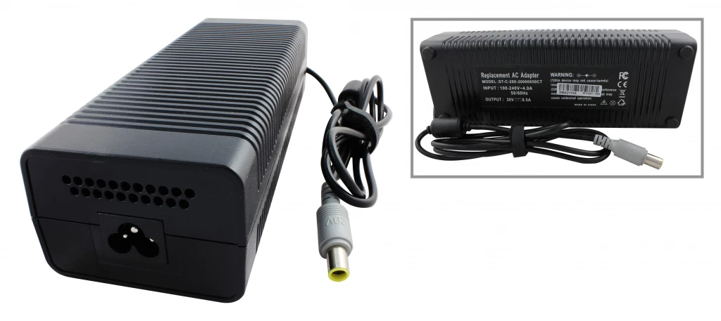 IBM-Lenovo 170W 20V 8.5A strømforsyning med 7.9mm x 5.5mm Pin In Tip - Kompatibel IBM-Lenovo 170W 20V 8.5A strømforsyning med 7.9mm x 5.5mm Pin In Tip - Kompatibel