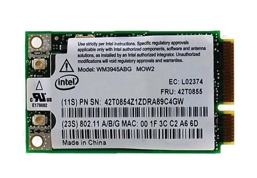 IBM T61 T61P R61 X61 internt 802.11 A/B/G WIFI trådløst netkort IBM T61 T61P R61 X61 internt 802.11 A/B/G WIFI trådløst netkort