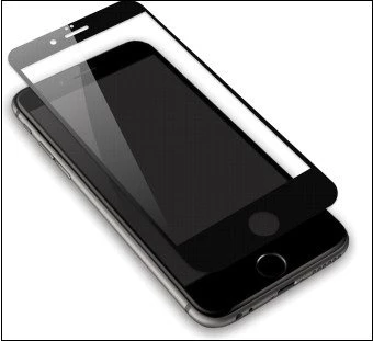 iPhone 6 Plus/6S Plus Skærmbeskyttelse - Sort iPhone 6 Plus/6S Plus Skærmbeskyttelse - Sort