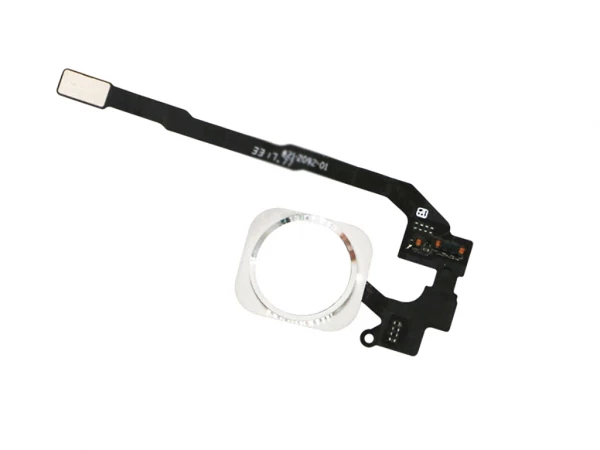 iPhone 5S Home Knap Flex Kabel - Hvid iPhone 5S Home Knap Flex Kabel - Hvid