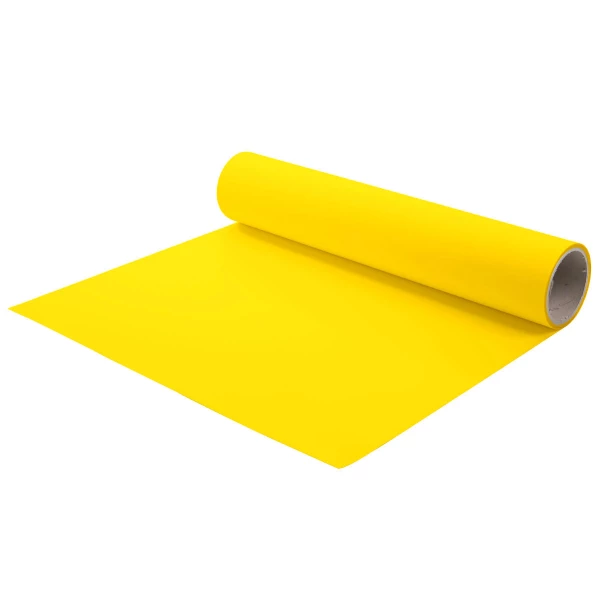 Gul – Yellow 104 | Oeko-Tex Certificeret Stryge Folie til Varme Transfer Gul – Yellow 104